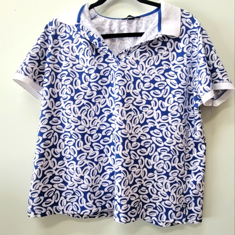 Womens Lands End Polo 1X